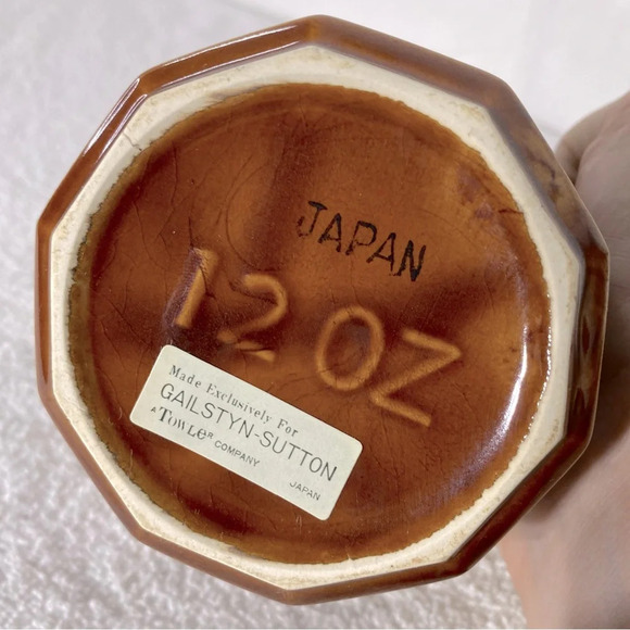 Vintage MCM White Gooseberry 12oz Ceramic Canister Jar Container - Picture 3 of 14